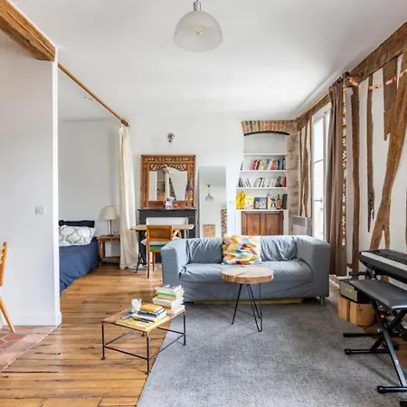Bright 40m With Old World Charm In Appartamento Parigi